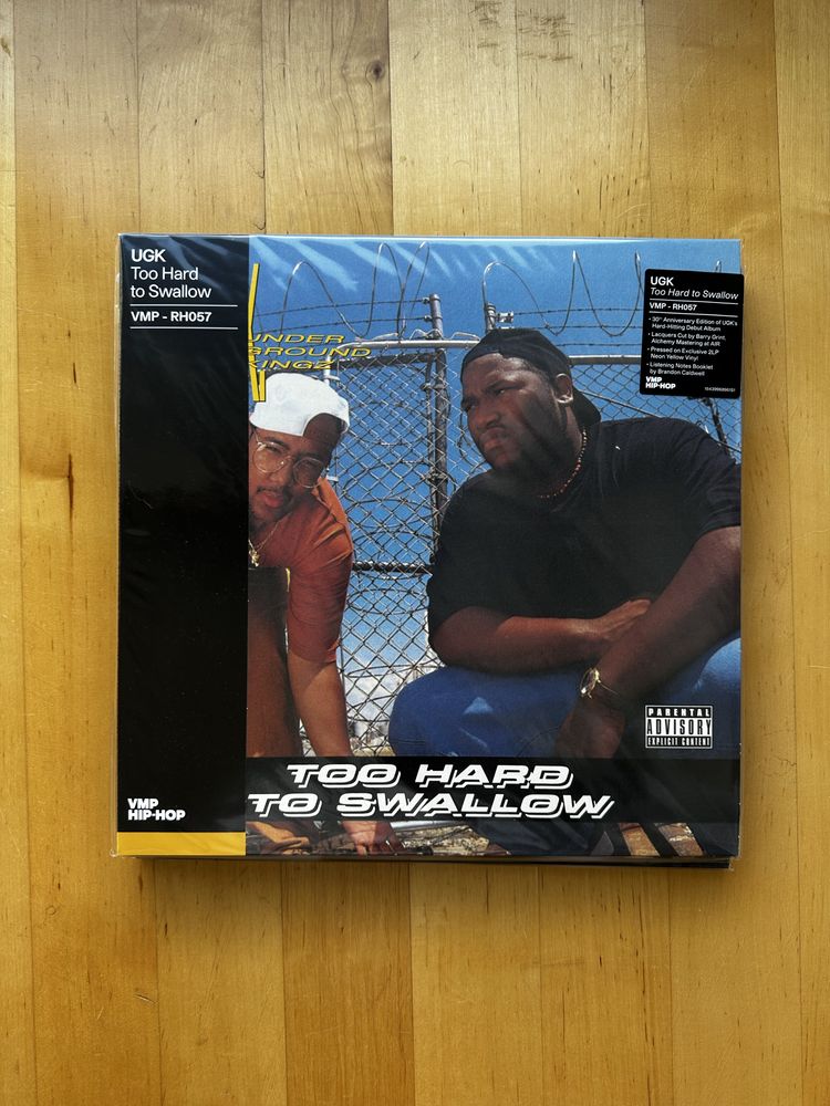 UGK - Too Hard to Swallow 2LP Neon Yellow - VMP Press - FOLIA