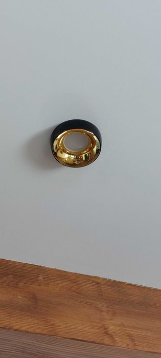 Oprawa punktowa sufitowa oczko czarno złota Kanlux