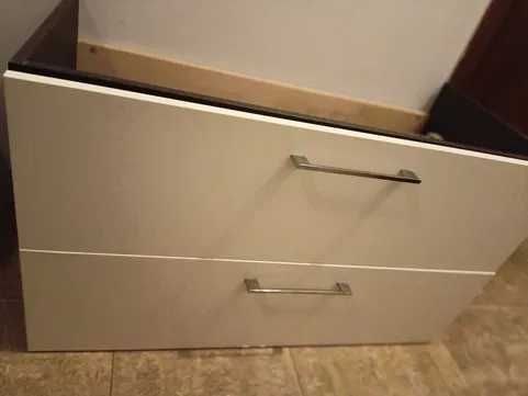 Ikea, szafka wiszaca pod umywalkę 100cm,połysk