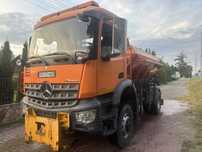 Mercedes-Benz AROCS 1824 4X4 Piaskarka Solarka econ pług  Piaskarka Solarka Mercedes Arocs 1824 4x4 euro 6 pług schmidt