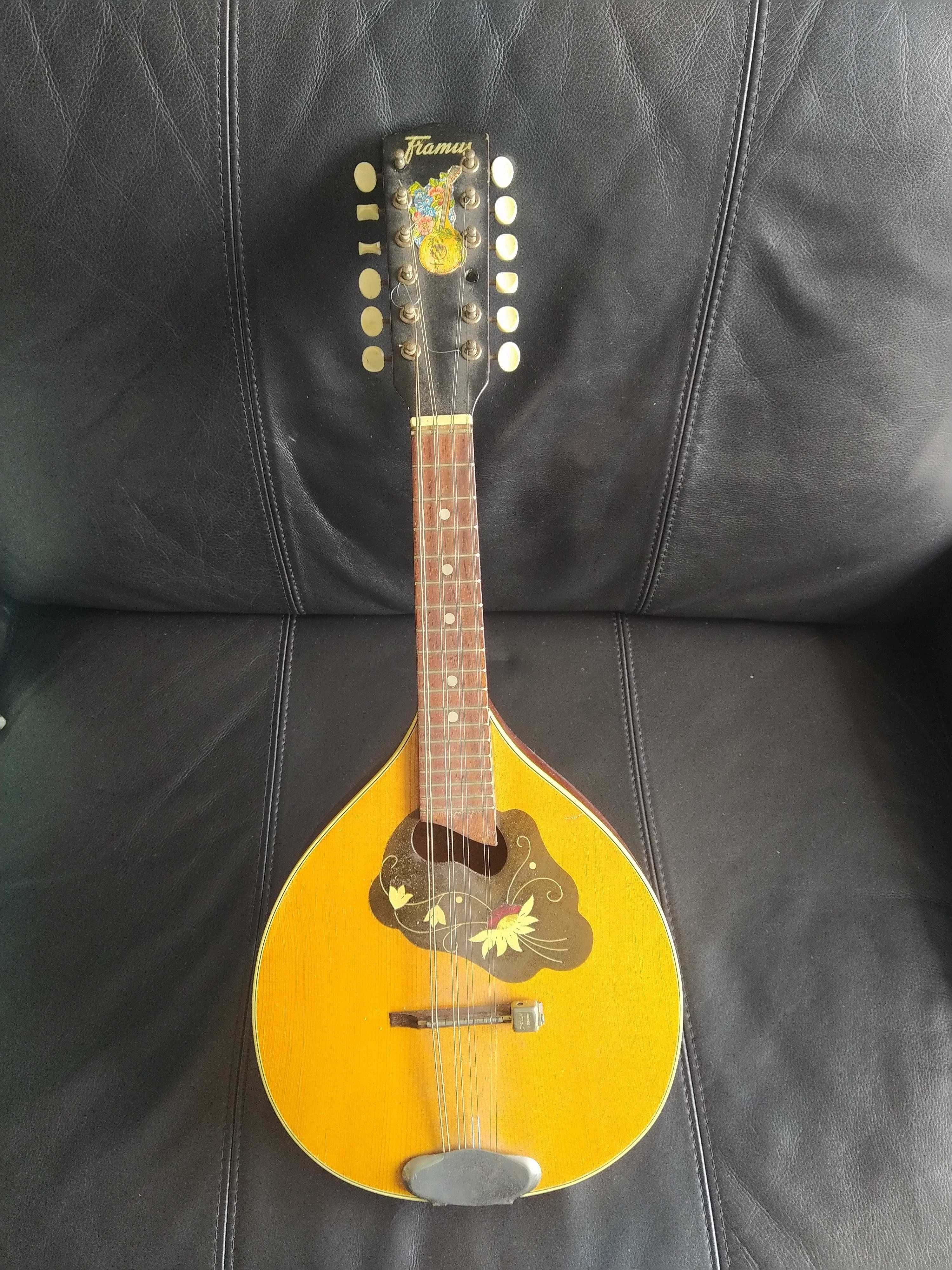 Bandolim vintage Framus (Alemanha) em madeira nobre