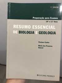 Livro de resumo de biologia e geologia