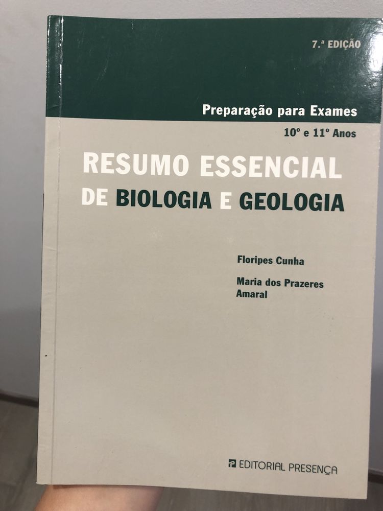 Livro de resumo de biologia e geologia