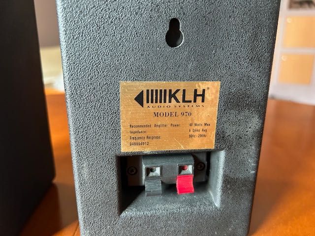 Głośniki KLH Model 970 3-drożne wewnętrzne