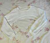 Biały crop top bolerko