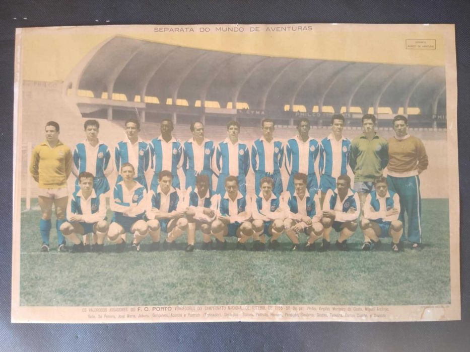 Separata do Mundo de Aventuras do FC Porto Campeão Nacional 1955/1956.