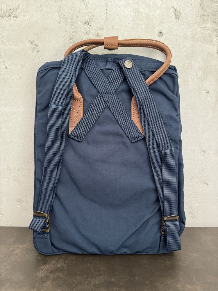 Fjällräven Kanken No. 2 - plecak miejski skóra Fjallraven Navy