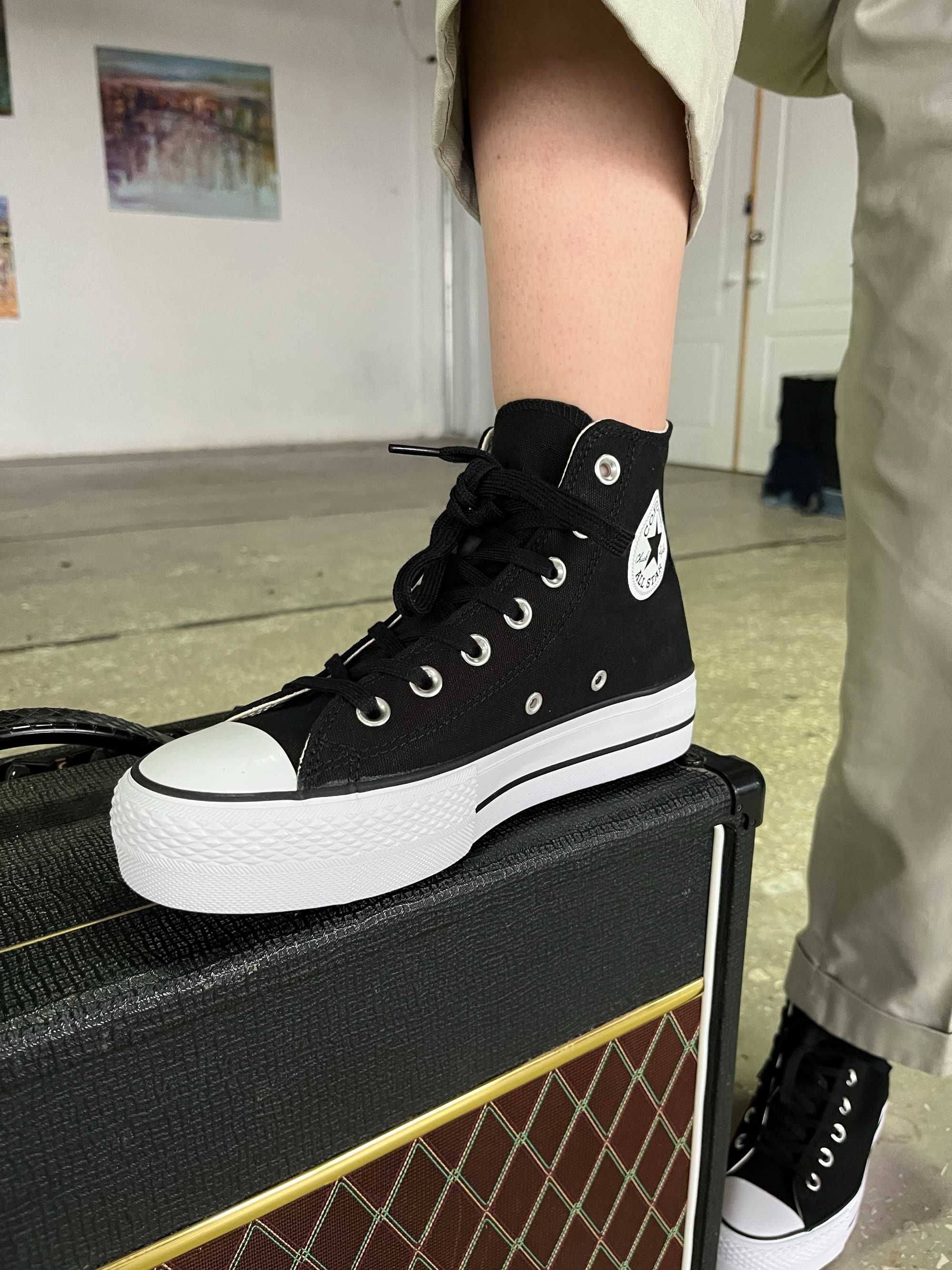 Кеди Converse Lift Hight Black 36-44 (Оплата при отриманні)