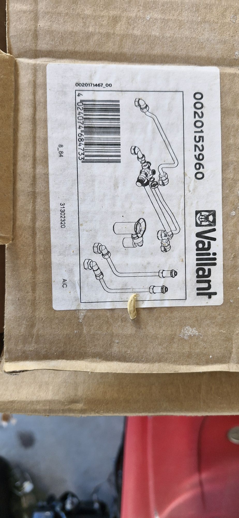 Vaillant zestaw przyłącza natynkowego