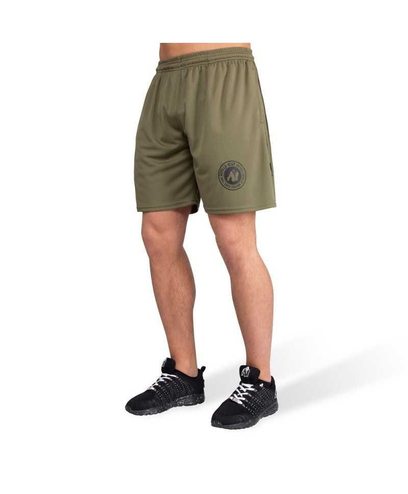 Gorilla Wear Forbes Shorts - Zielone Krótkie Spodenki S M L XL