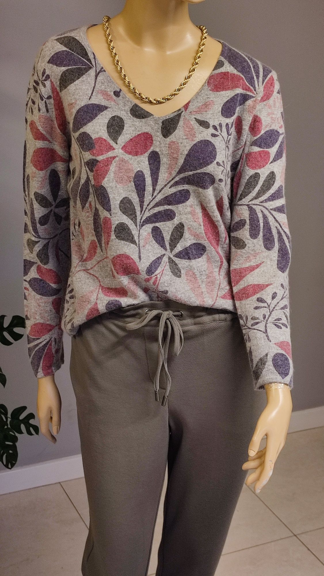 Sweter  XL kaszmir wełna