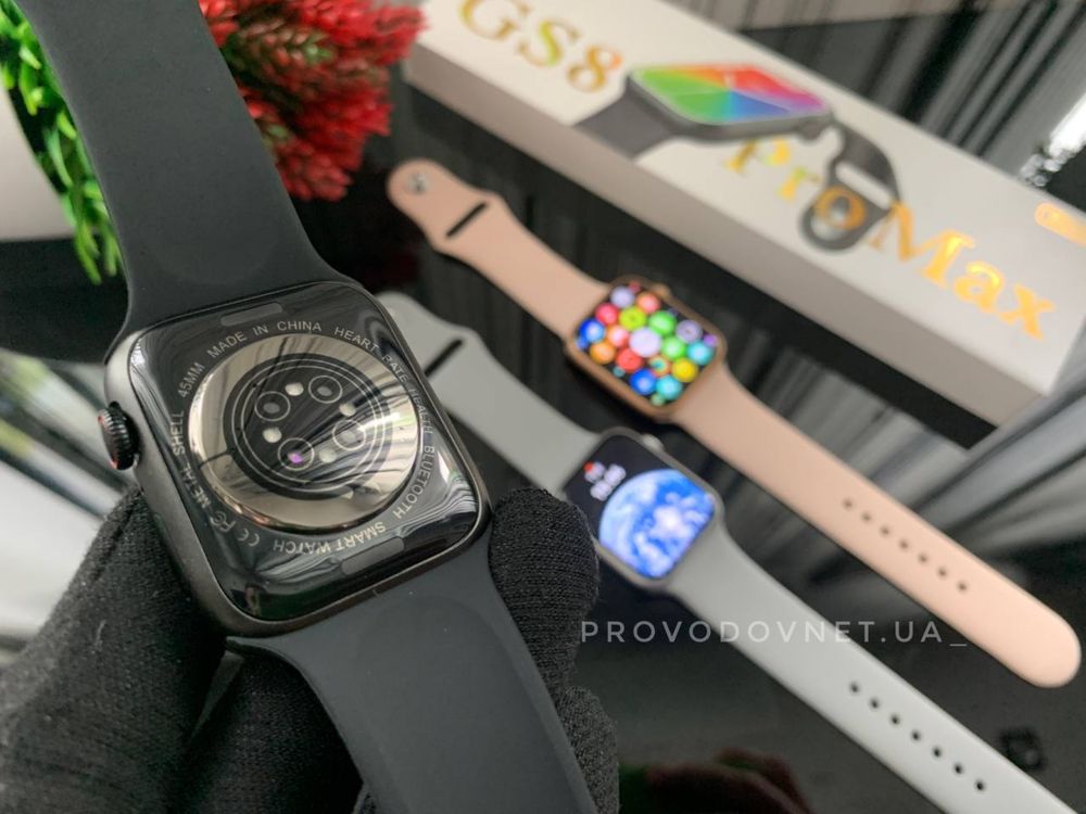 Розумний годинник Apple Watch 8s 45mm Преміум якості українське меню