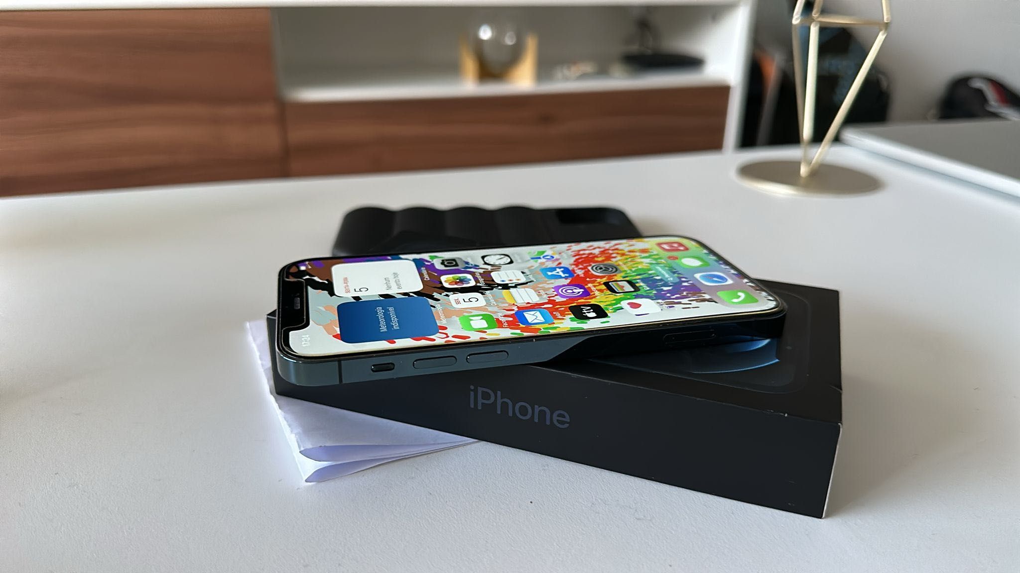 Vendo iPhone 12 Pro Max 128Gb Livre Azul Fatura de Compra