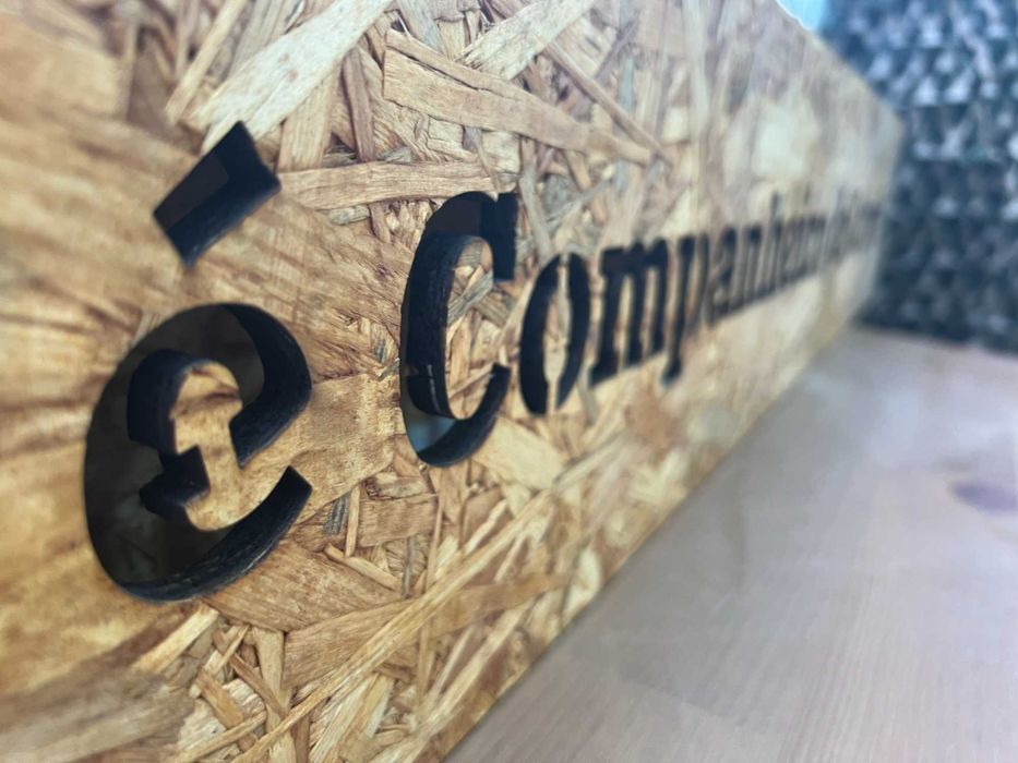 Placa decorativa "Aqui Cc é Companheiro de Cerveja" (com iluminação)