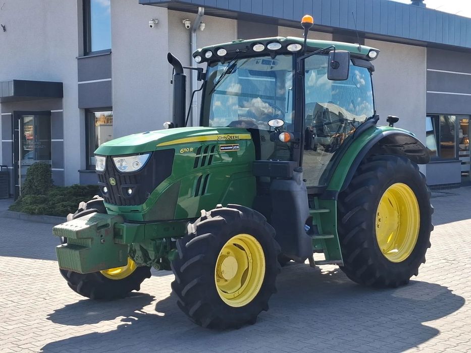 John Deere 6110 R  klimatyzacja, TLS 6105 m