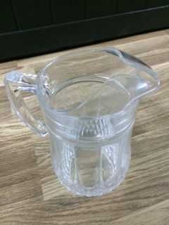 Conjunto Cristal d'Arques com Jarro e 6 Copos