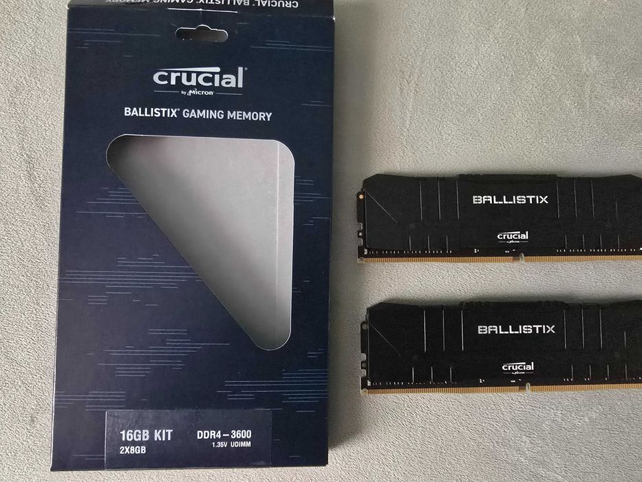 DDR 4 Crucial Ballistix 16 GB (2×8 GB) 3600 MHz