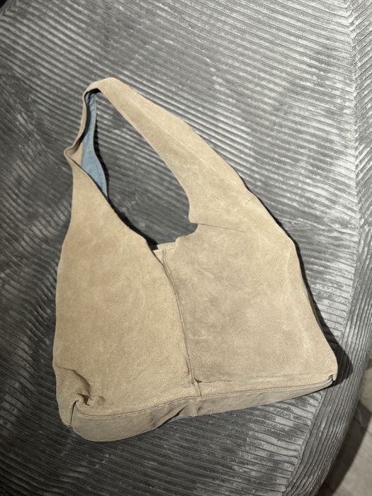 Сумка натуральний замш Mango