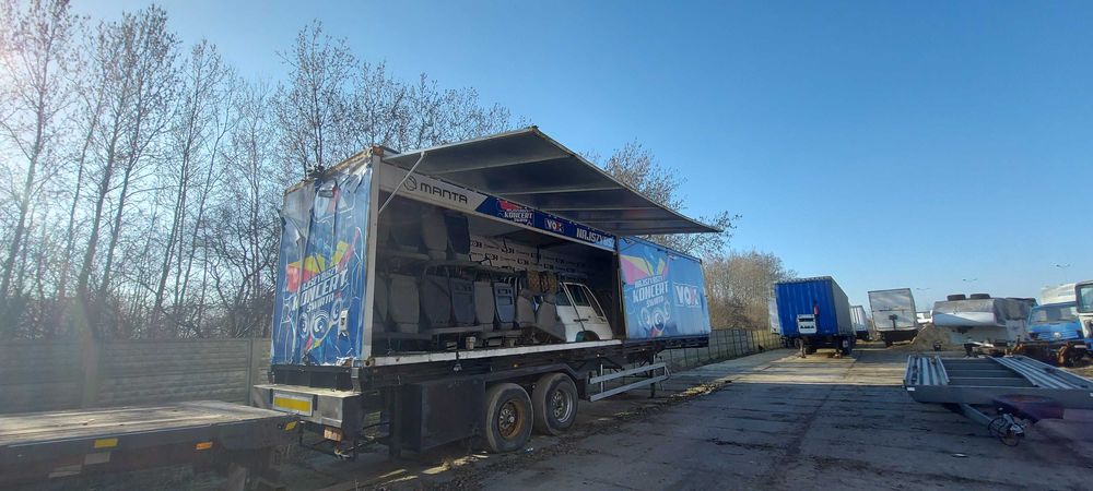 Kontener naczepa magazyn schowek garaż scena