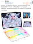 Nowa obrotowa klawiatura bezprzewodowa do ipad 11 pro 2024 Wysyłka