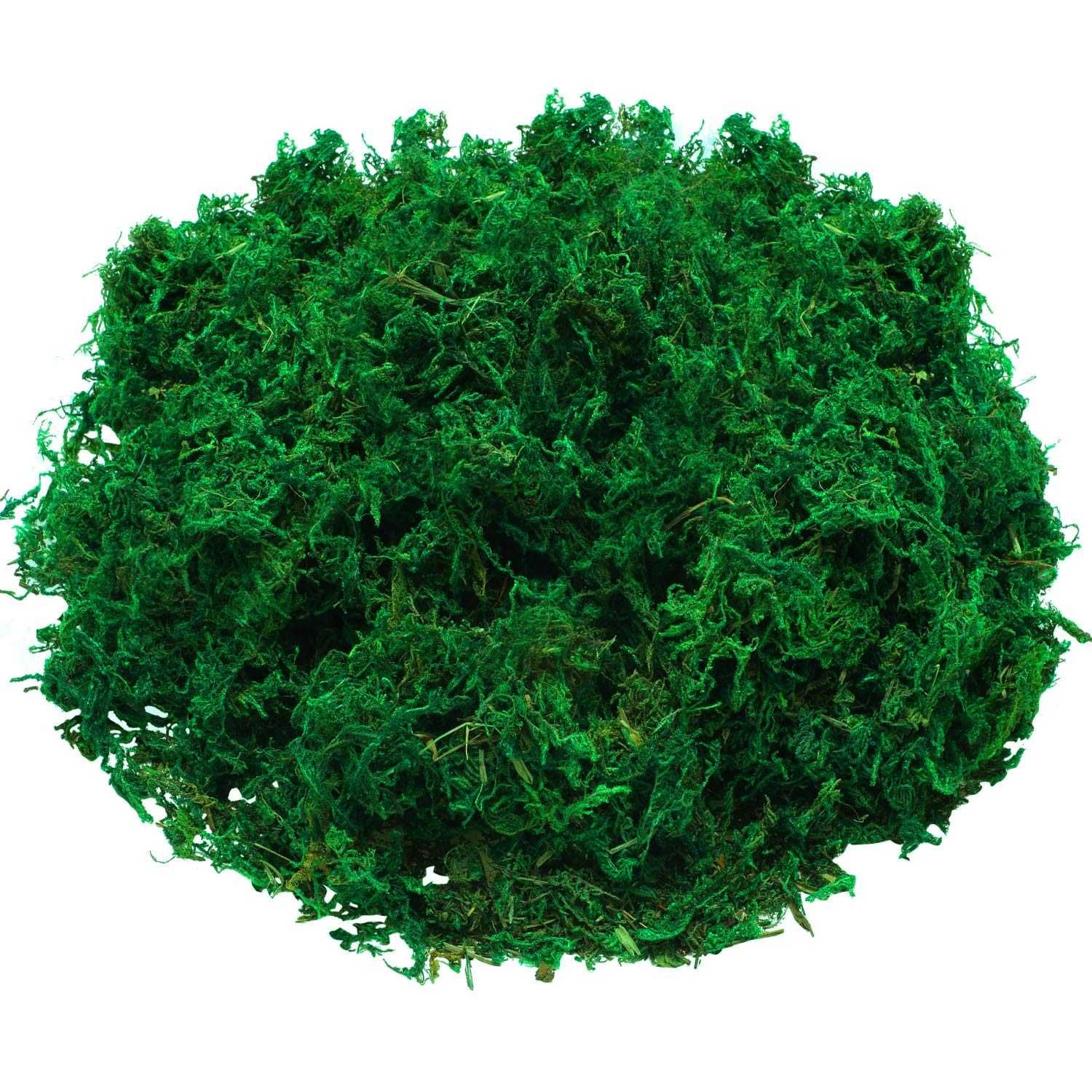 Sztuczny mech zielony dekoracyjny 30g mech suszony do dekoracji