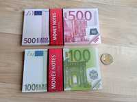 Paczka bankowa 100/500 Euro/ notes. Super gadżet.
