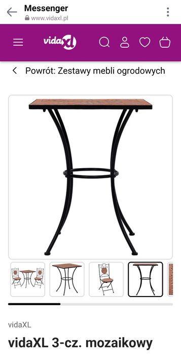 Sprzedam nowy stolik kawowy,ogrodowy