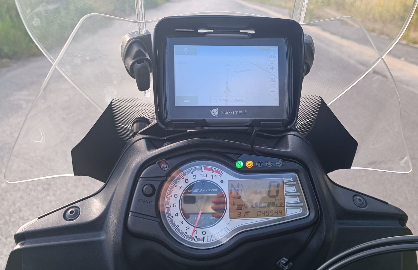 Suzuki DL650 V-Strom, zadbany, 3 kufry, nawigacja, stopka centr. szyba