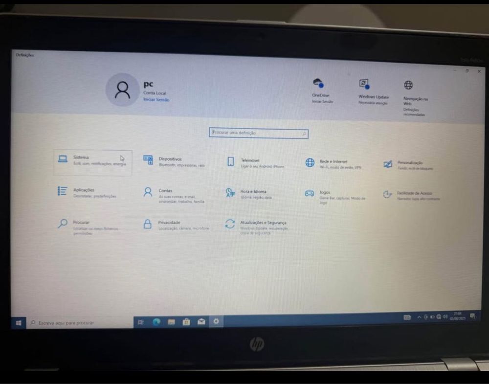 Portatil hp em perfeito estado
