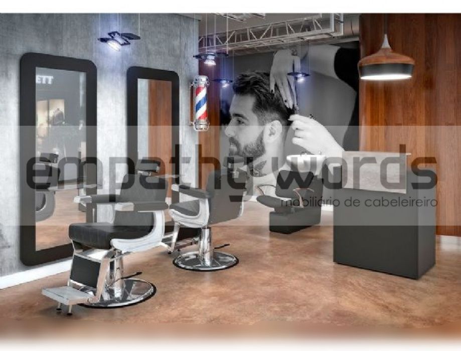 Promoção - Mobiliario de barbeiro, novo!