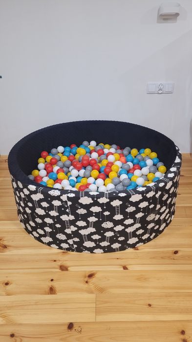 Duży suchy basen, bawełna+minky 712 kulek!!!