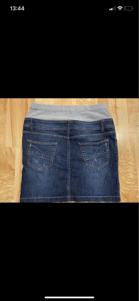 Prenatal 38/ M ciążowa jeansowa dżinsowa spódniczka spódnica niebieska