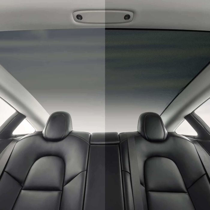 Para-sol novo tejadilho panorâmico TRASEIRO para Model 3 2017/2020