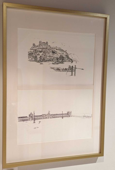 Quadro Lisboa e Porto