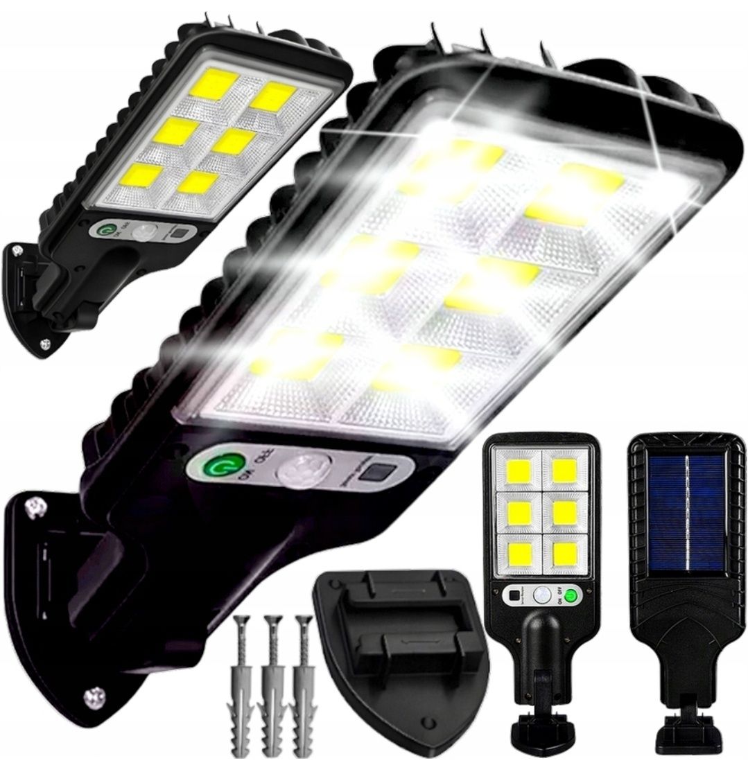 Lampka solarna cob led