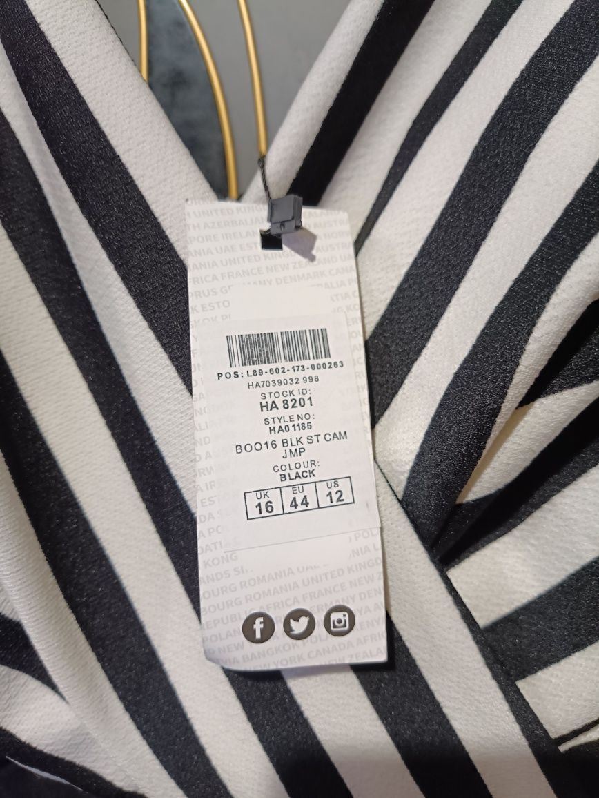 Boohoo,новый женский комбинезон р.52