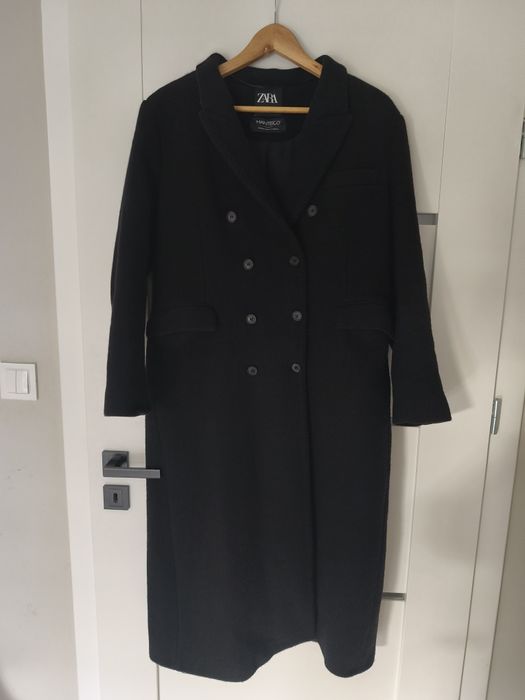 Płaszcz Zara Monteco wełniany