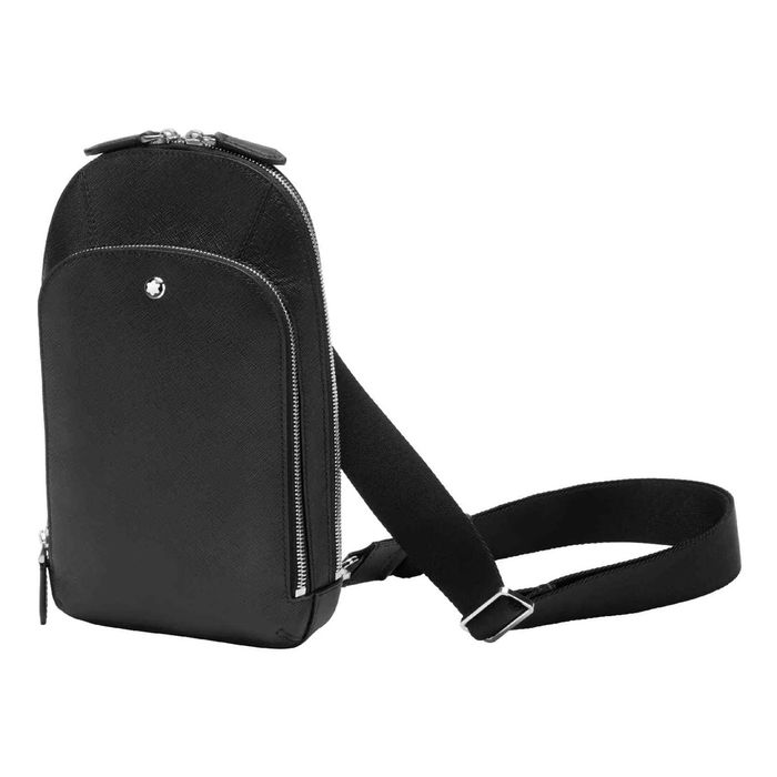 Skórzana Torba na ramię Montblanc for BMW Czarna, 80225A8F293