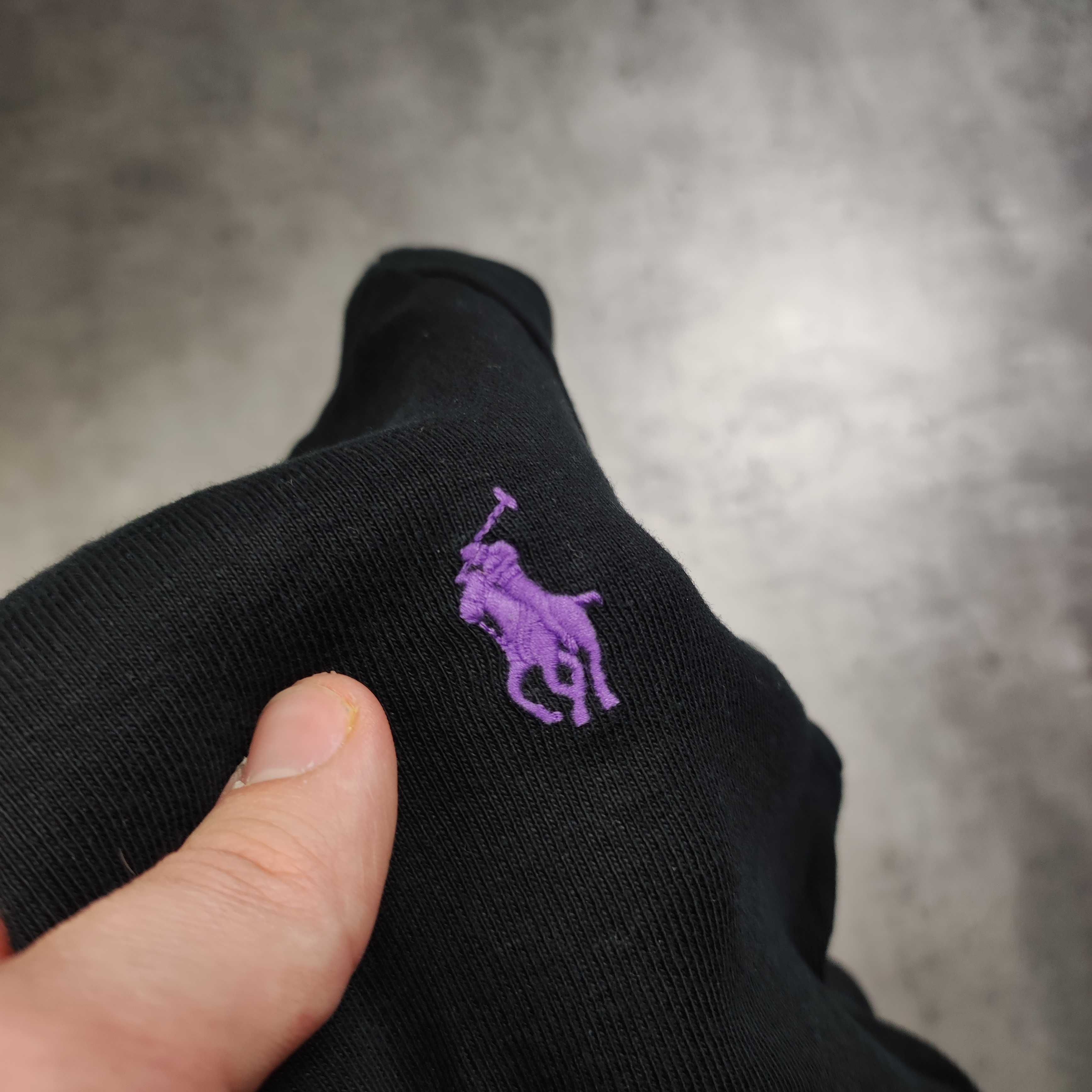 DAMSKA Bluzka Sweterkowa Koszulka Długi Rękaw Polo Ralph Lauren Konik