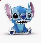 Srebrny charms niebieski Stitch nowy do Pandory