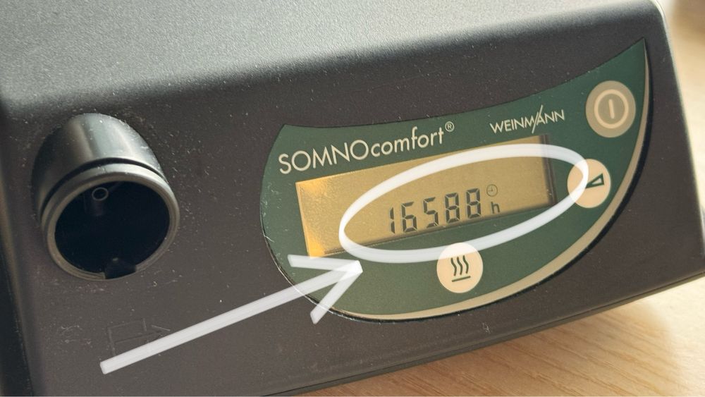 Сіпап апарат Weinmann SOMNOcomfort зі зволожувачем та новою маскою