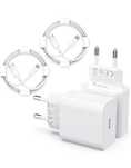 2szt 25W USB C iPhone szybka ładowarka i kabel do ładowania iPhone