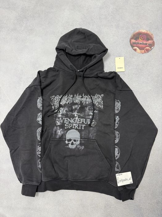 худи Vetements Spirit 2025 logo hoodie balenciaga