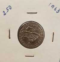 2$50 1963 - Moedas da República Portuguesa