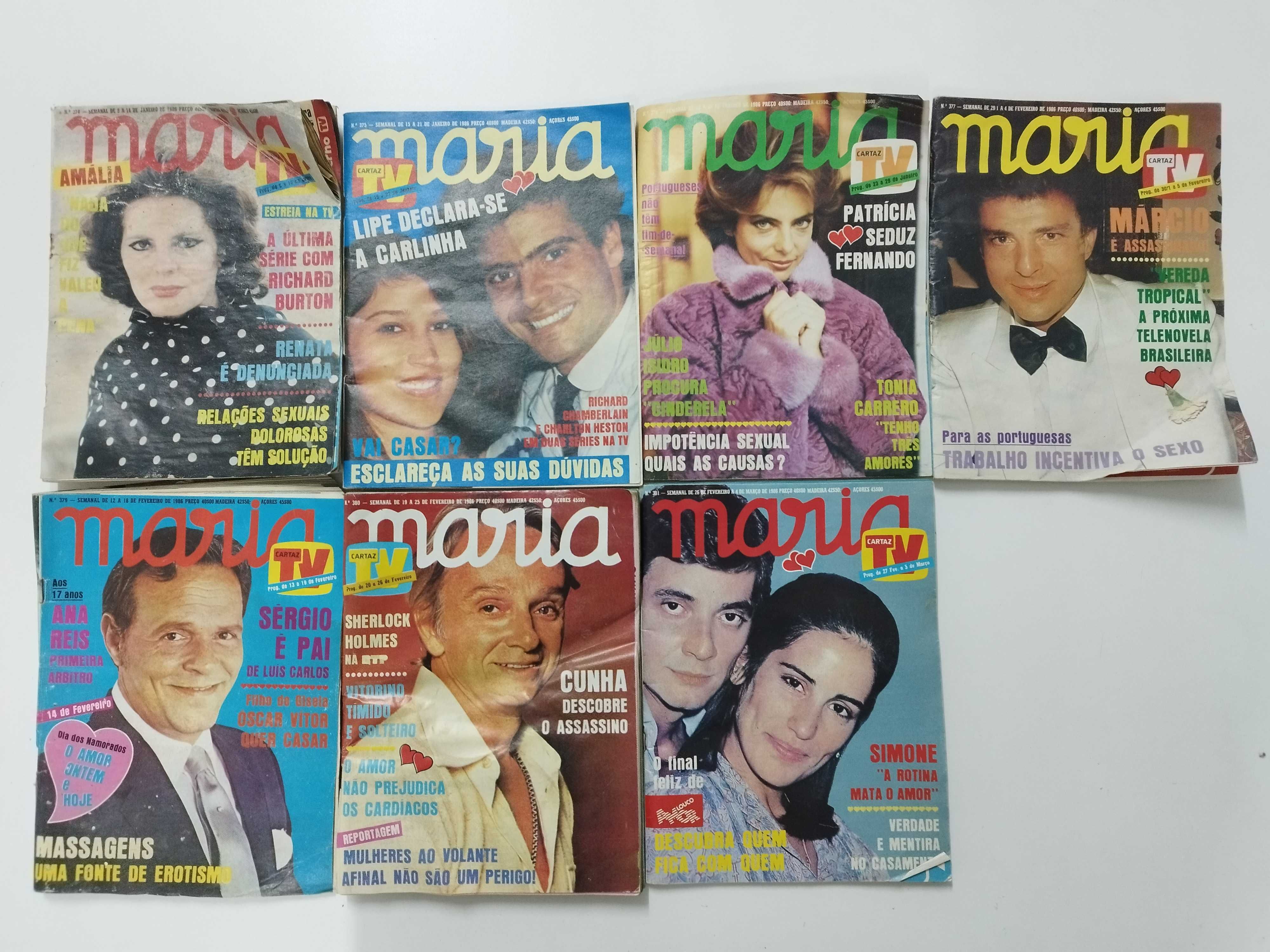 Revistas Maria - Anos 80 e 90