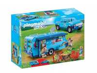 Klocki Playmobil 9502.  Pickup z przyczepą kempingową