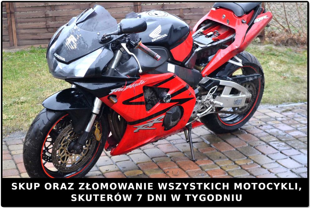 Skup Aut Złomowanie Skuterów Skup Skuterów SKUP MOTOCYKLI Przyczep