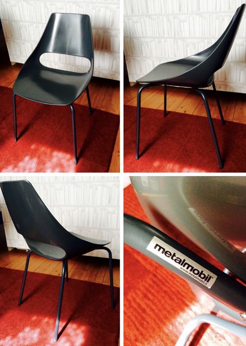 Par de cadeiras Metalmobil / ET AL – Echo 152 (Anthracite Grey)