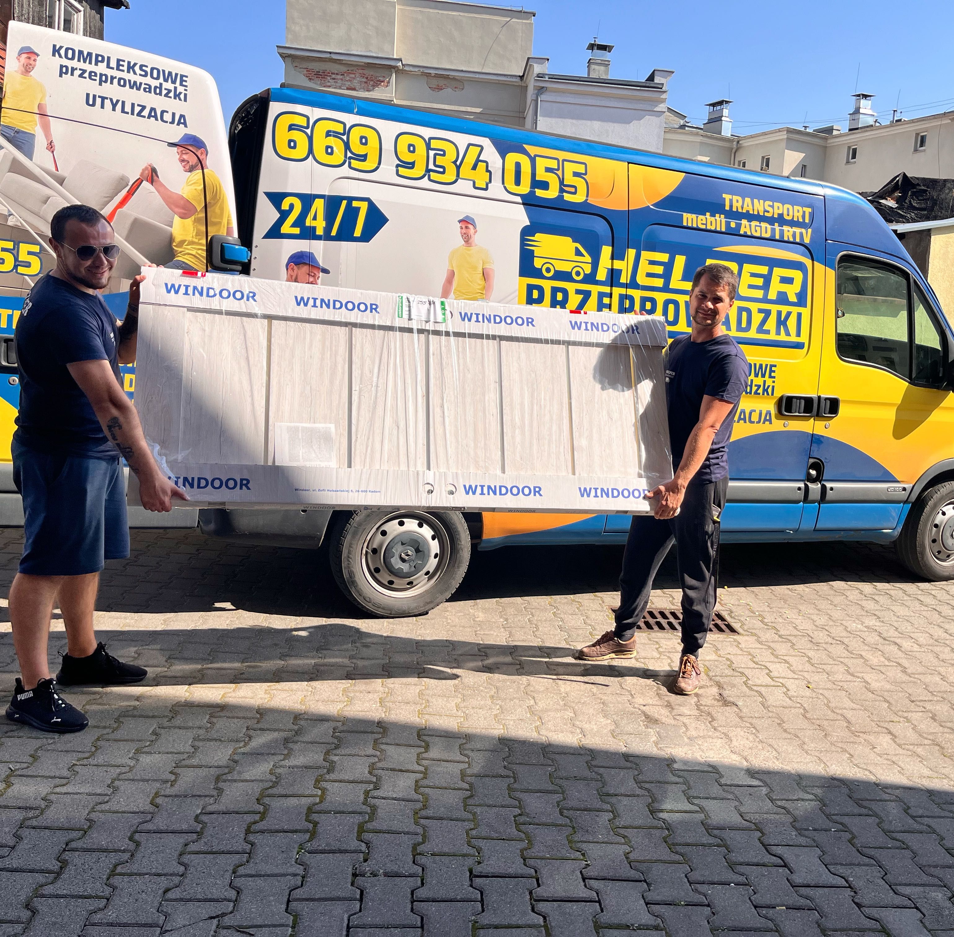 HELPER przeprowadzki transport taxi bagażowe utylizacja Bydgoszcz