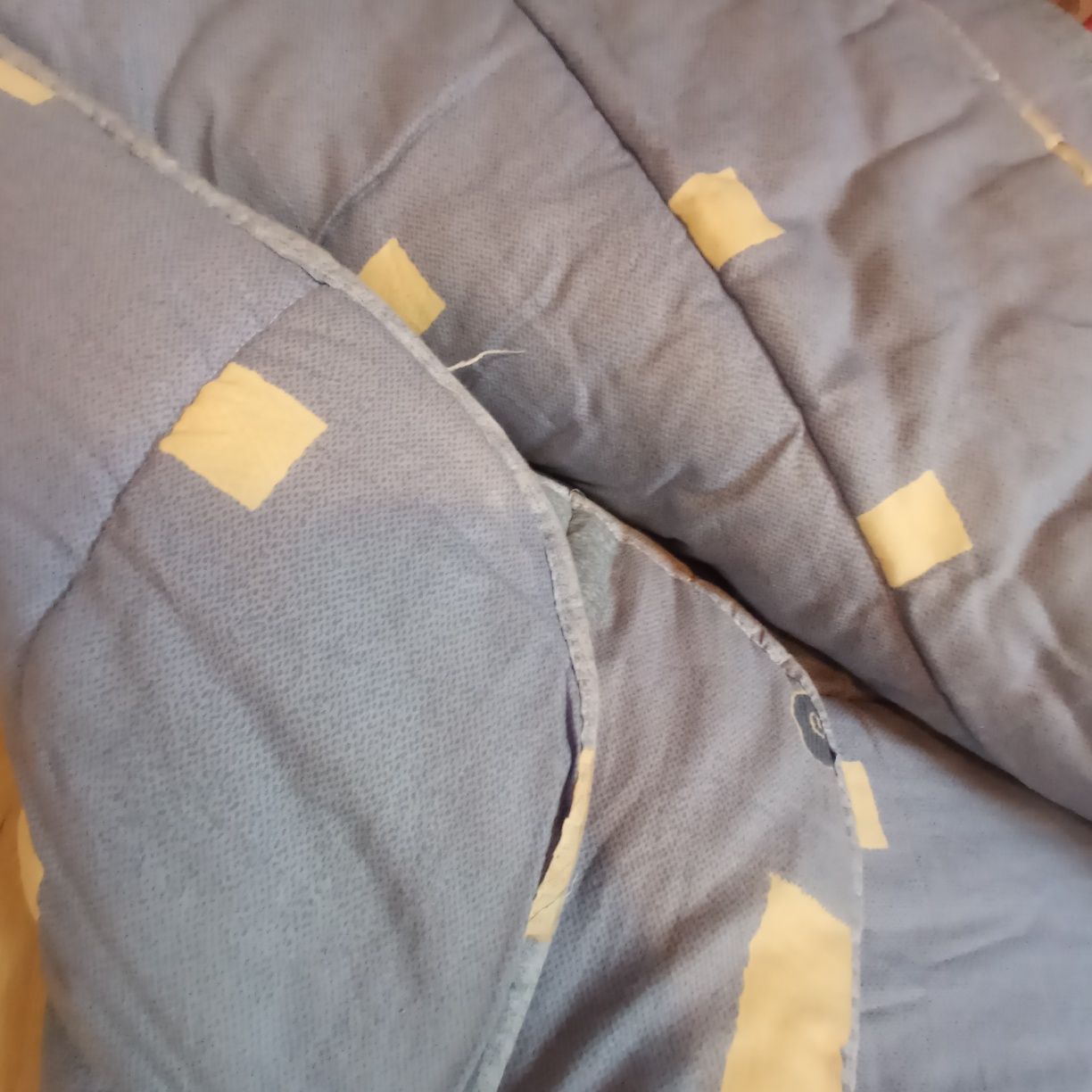 Edredom reversível, cama de solteiro